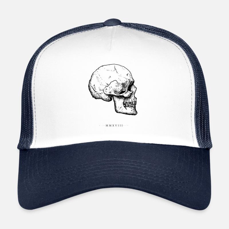 Schädel Knochen 2018 Anatomie Trucker Cap