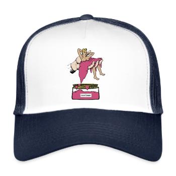 Love Cream - Casquette trucker  - blanc/marine - Devant