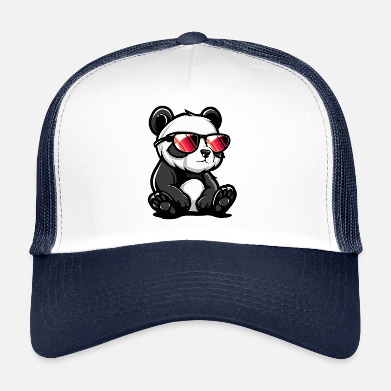 Bande dessinée cool panda Casquette trucker 