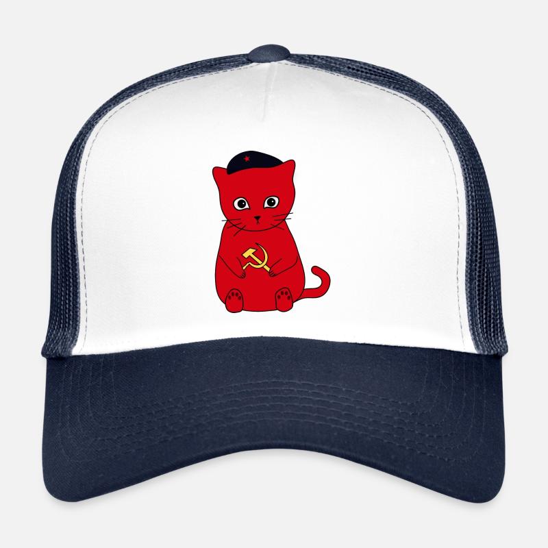 Kittens for Communism! - Trucker Cap - Weiß/Navy