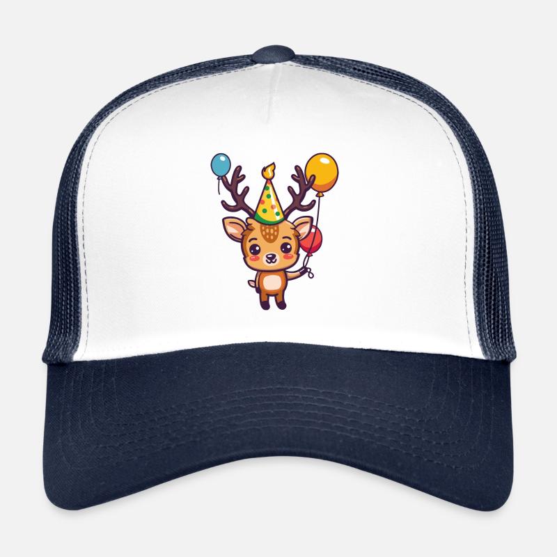 Hirsch Geburtstag Comic Trucker Cap