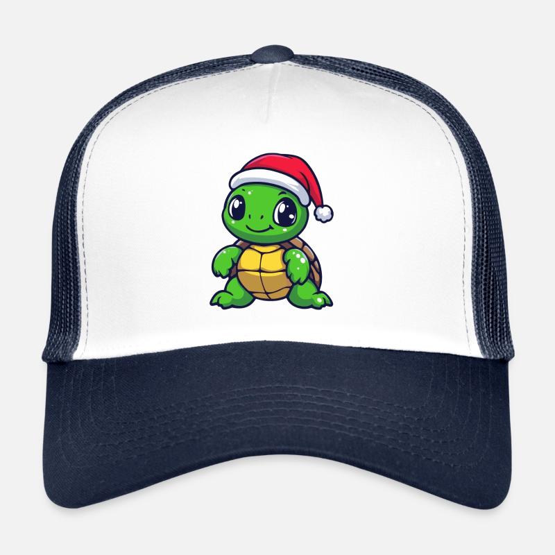 Tortue Noël Mignon Casquette trucker 
