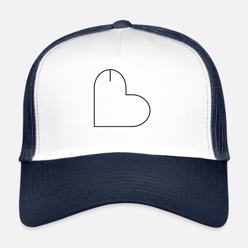 pénis coeur Casquette trucker 