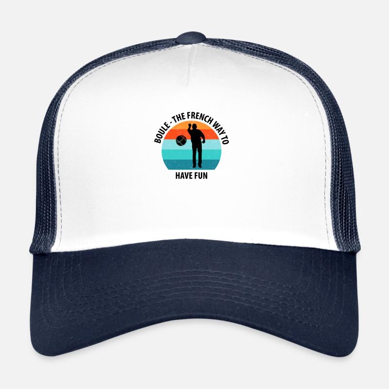 Boule Pétanque Boccia Boules Casquette trucker 