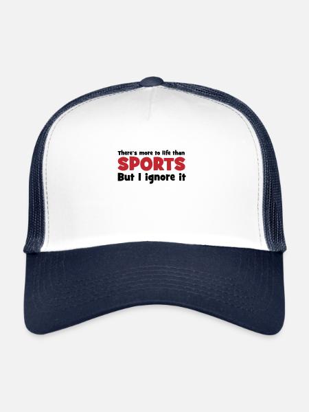 Sport - Casquette trucker  - blanc/marine - Devant