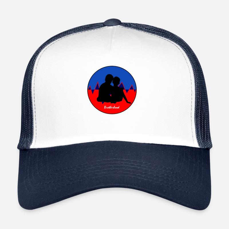 Die Bruderschaft - Trucker Cap - Weiß/Navy