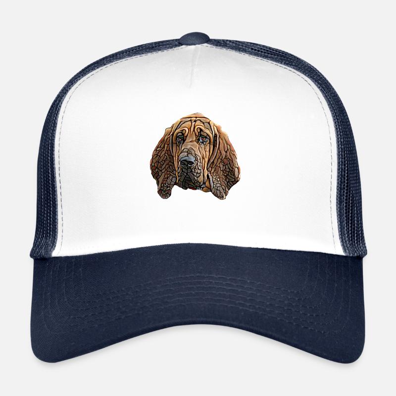 Bloodhound Face Trucker Cap