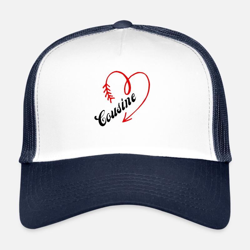 cousine cœur Casquette trucker 