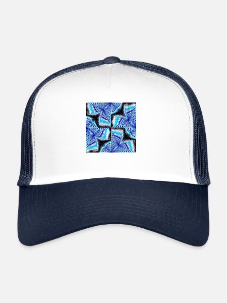LMNArt - Trucker Cap - white/navy - Front