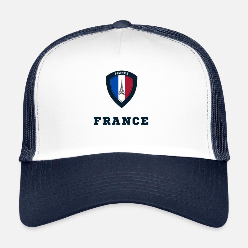 FRANKREICH - Trucker Cap - Weiß/Navy
