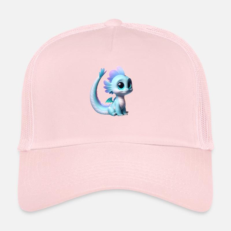 Curieux bébé dragon Casquette trucker 