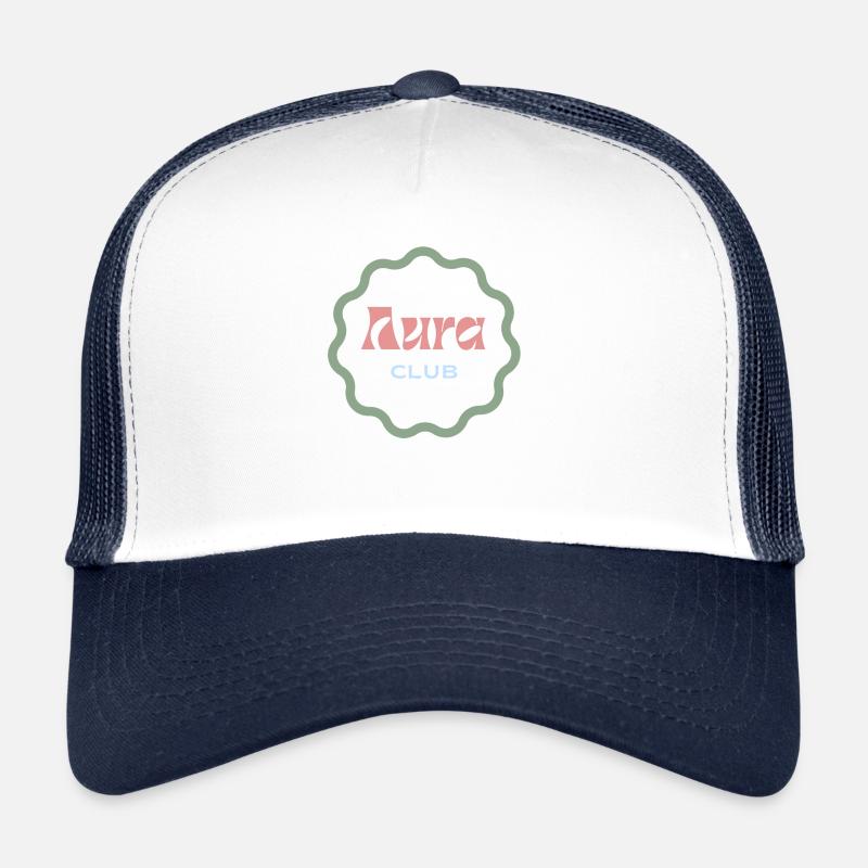 Aura Club - Trucker Cap - white/navy
