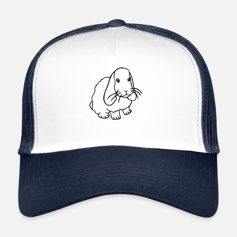 Bunny Rabbit Bunny Rodent Small Animal Cute Trucker Cap
