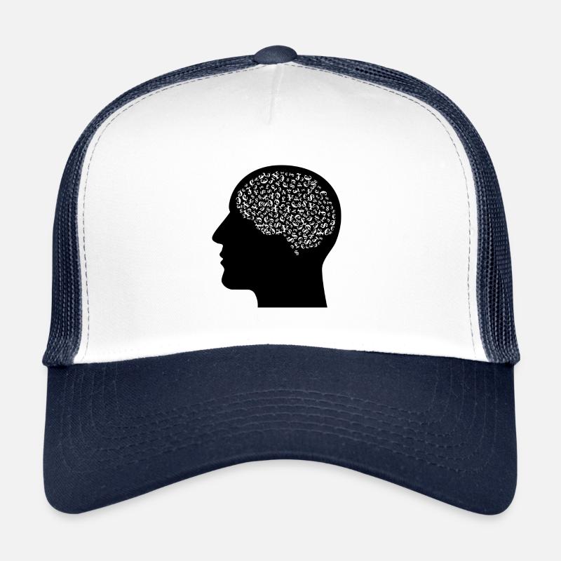 Gehirn voll mit Währungen Trucker Cap