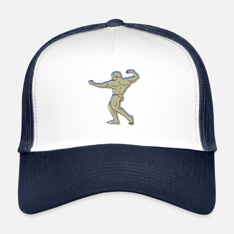 Body Builder - Trucker Cap - Weiß/Navy