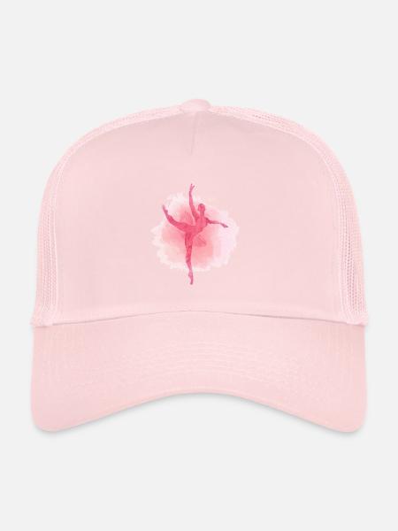 Ballet super - Casquette trucker  - rose pâle - Devant