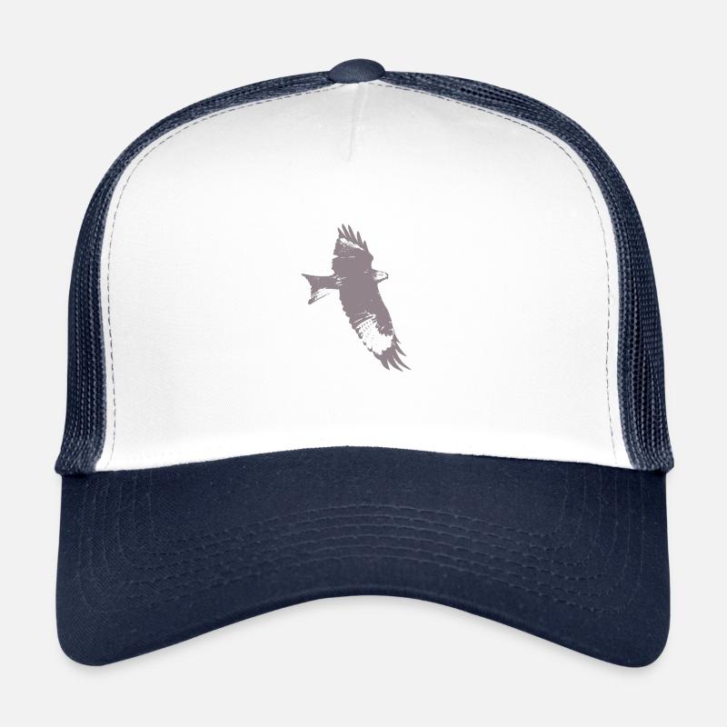 Eagle, falcon, falcon - Trucker Cap - white/navy