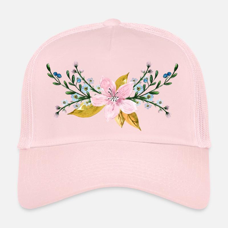 flowers Trucker Cap