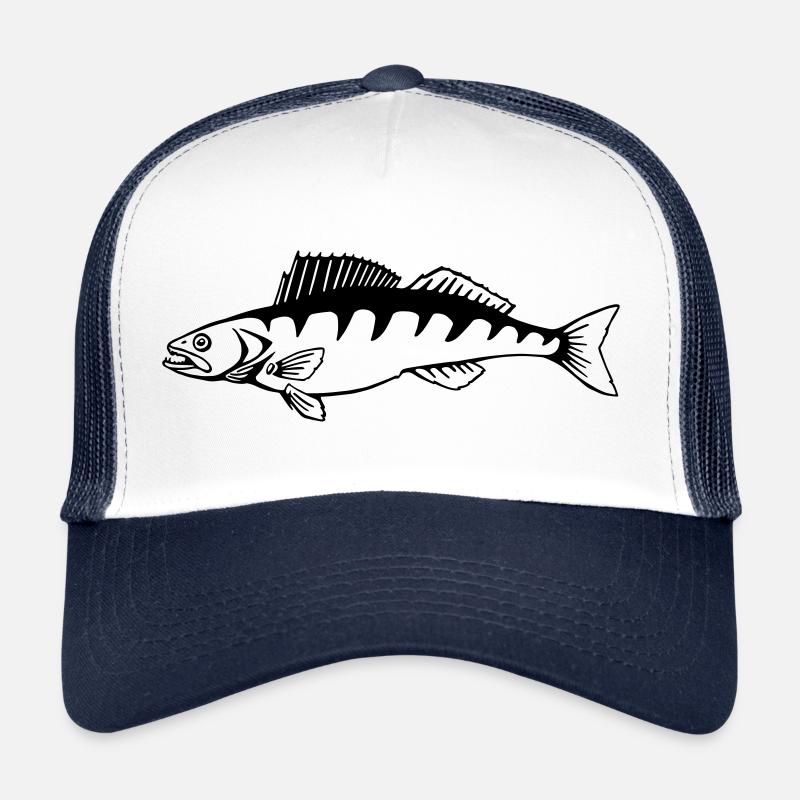 Pêche au poisson de sandre Casquette trucker 