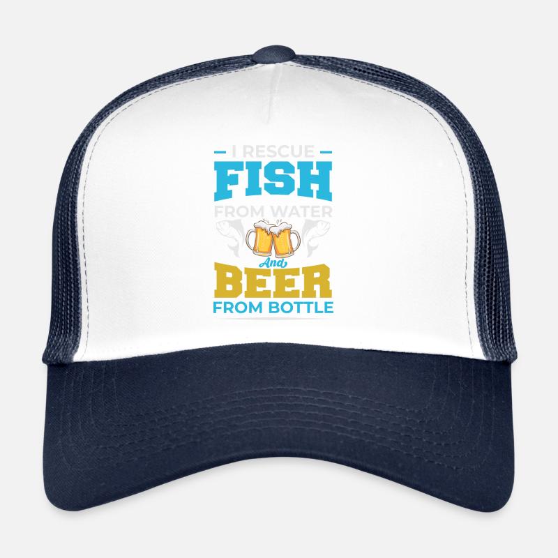 Fish + beer Trucker Cap