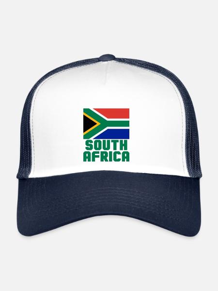 South Africa - Trucker Cap - white/navy - Front