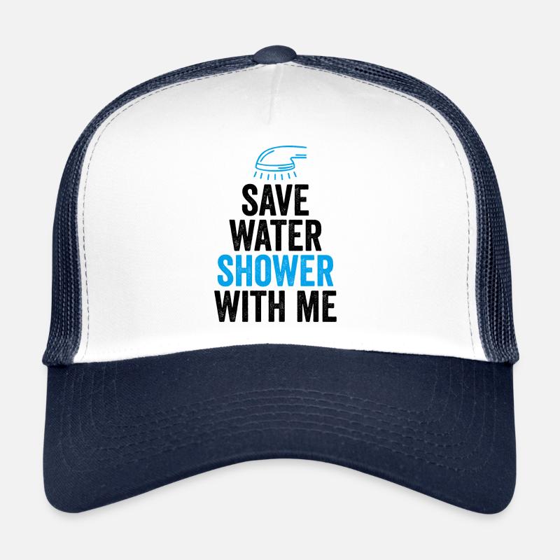 économiser la douche d’eau avec moi Casquette trucker 