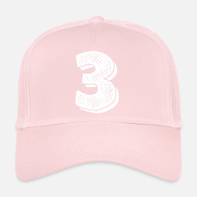 Numéro 3-3 ème anniversaire Casquette trucker 
