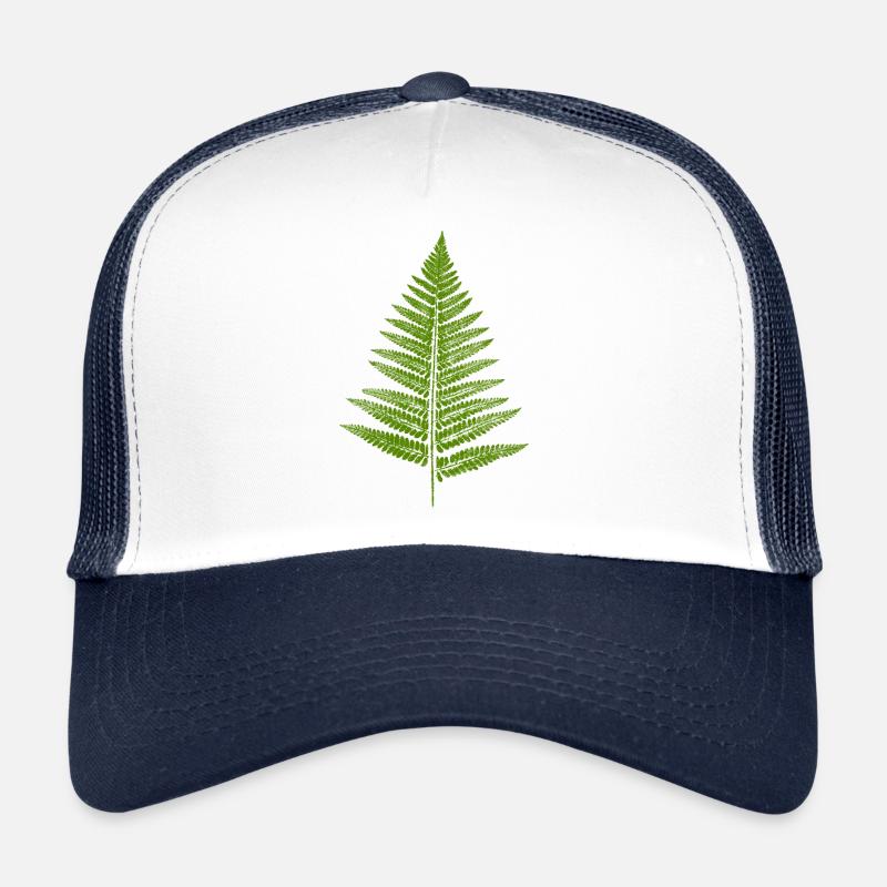 Feuille de fougère Casquette trucker 