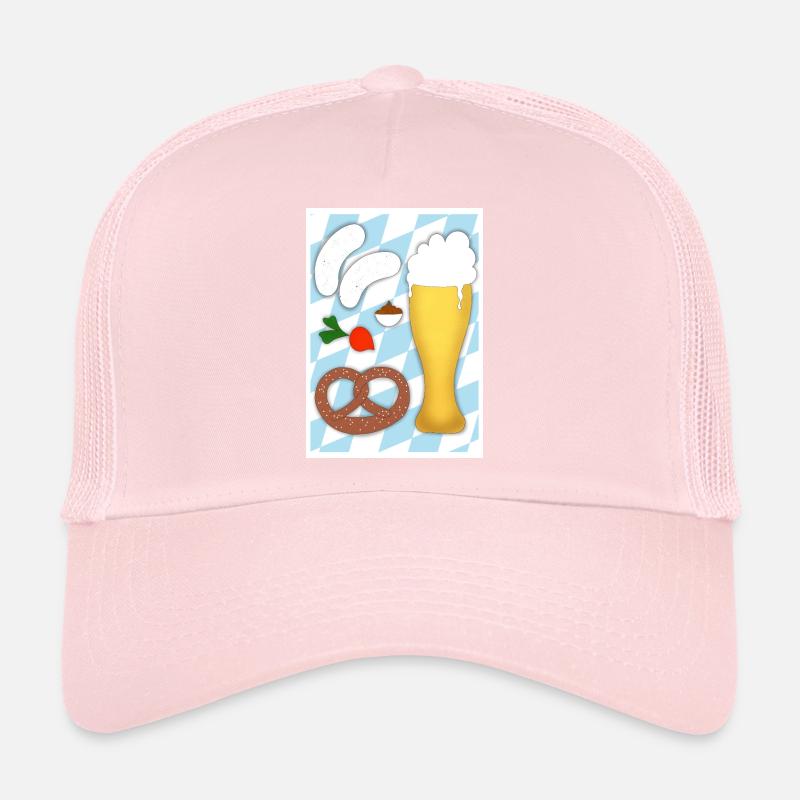 Petit déjeuner à la saucisse blanche de Munich Casquette trucker