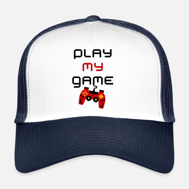 Gaming - Trucker Cap - Weiß/Navy