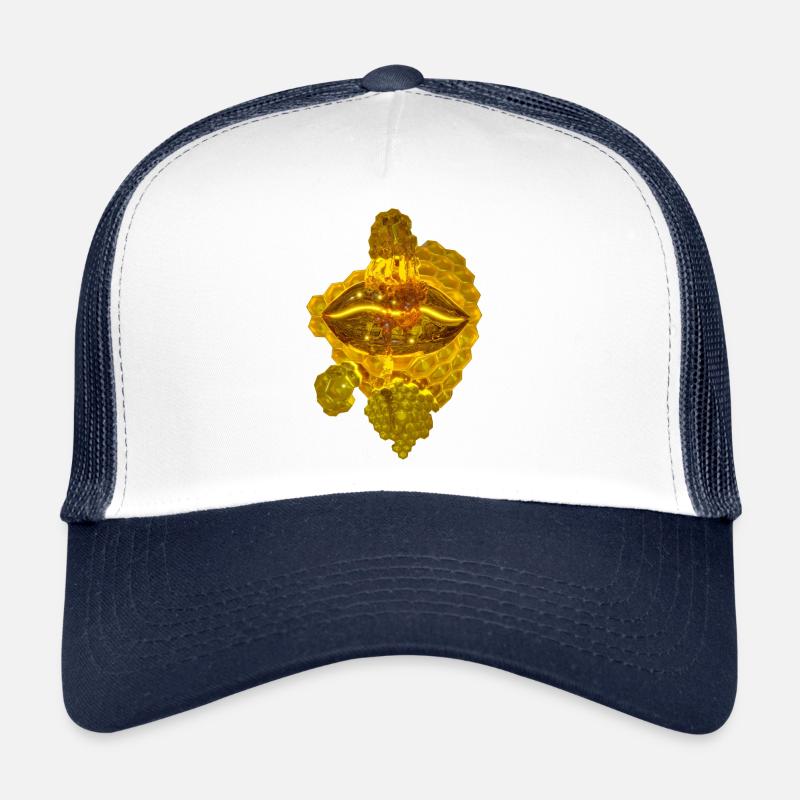 Baiser goutte à goutte en nid d’abeille Casquette trucker 