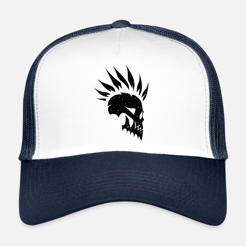 Mowhawk Skull Trucker Cap