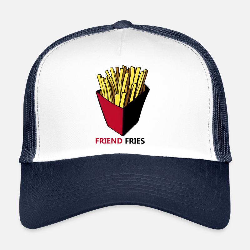 Frites - Casquette trucker  - blanc/marine