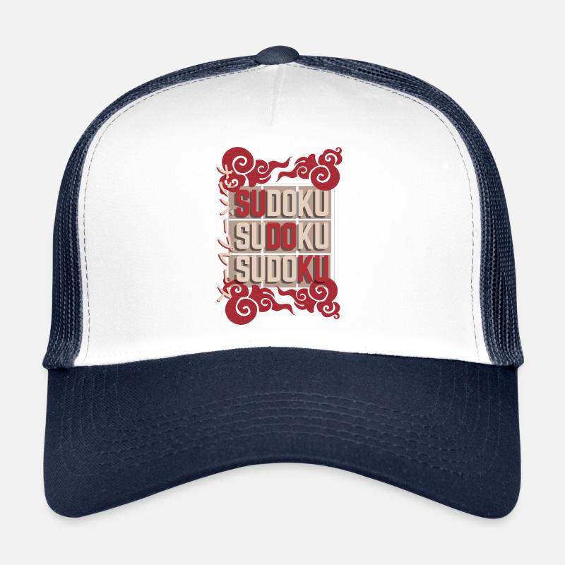 Japanese Sudoku Puzzle Trucker Cap