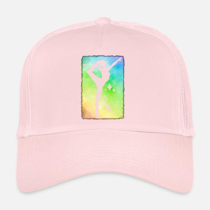 Twirleuse raindow background Casquette trucker 