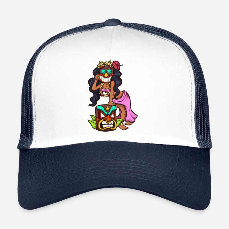 Tiki Woman Trucker Cap