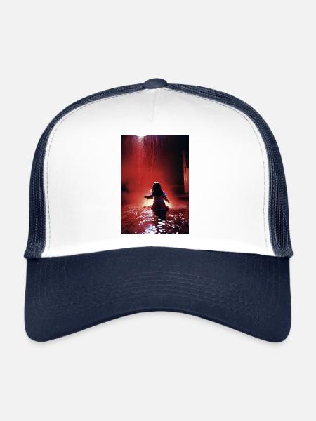 Massacre - Trucker Cap - white/navy - Front