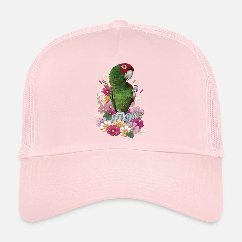 Red-headed parrot Trucker Cap