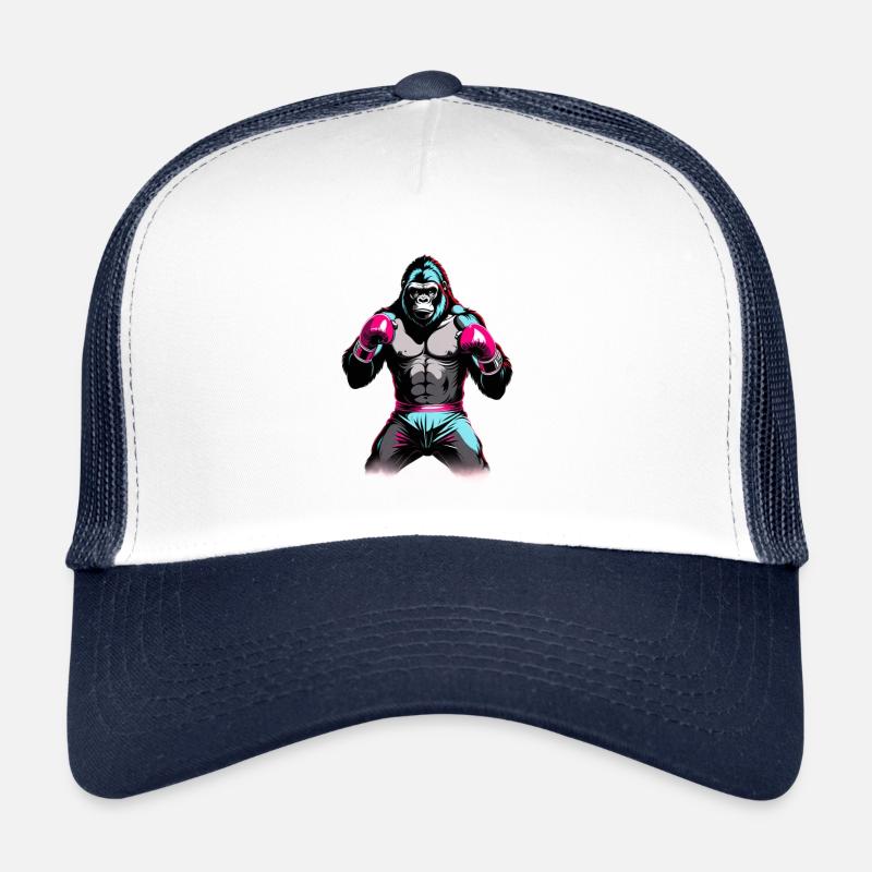 Boxe Boxeur Gorille Casquette trucker 