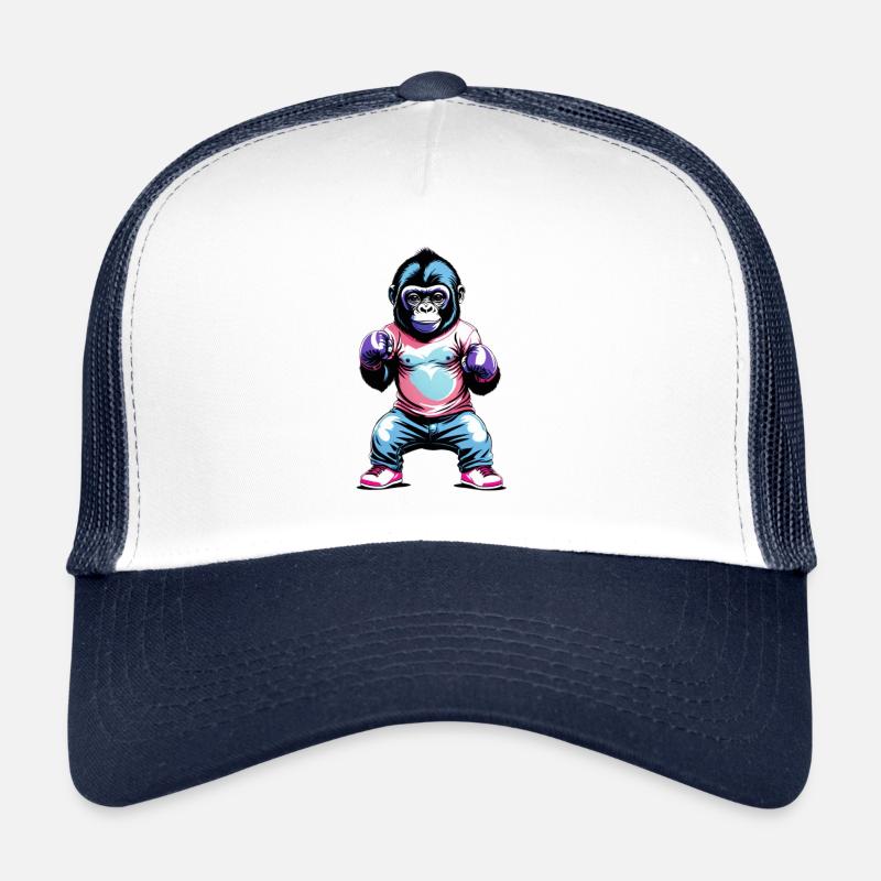 Bébé Gorille Boxeur Casquette trucker 
