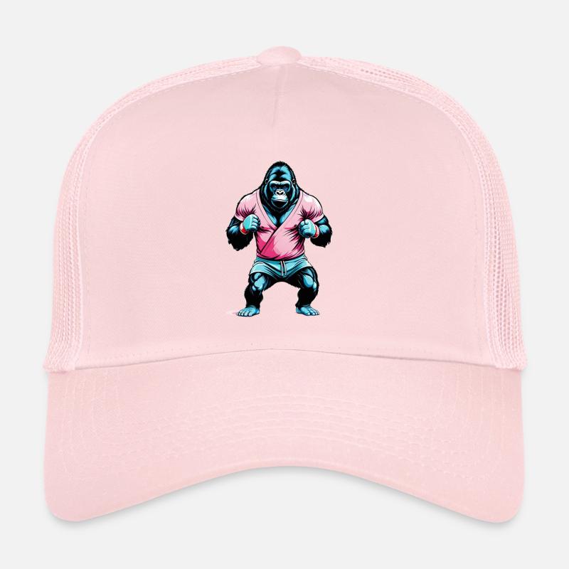Boxing Gorilla Boxer Trucker Cap