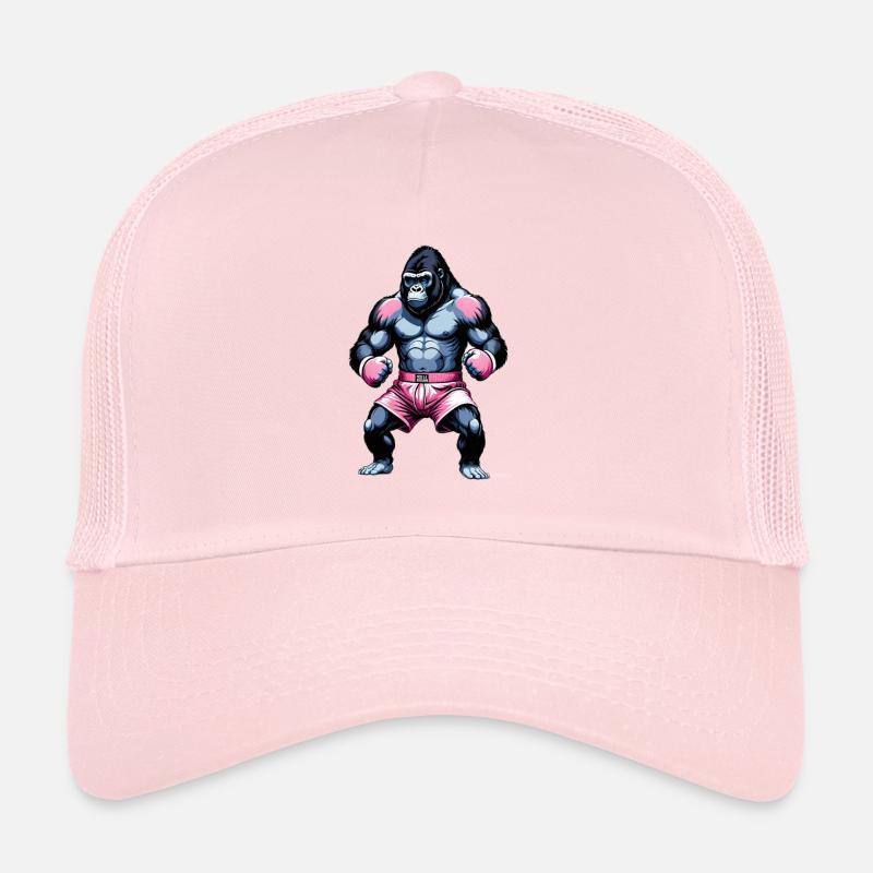 Boxing Gorilla Boxer Trucker Cap