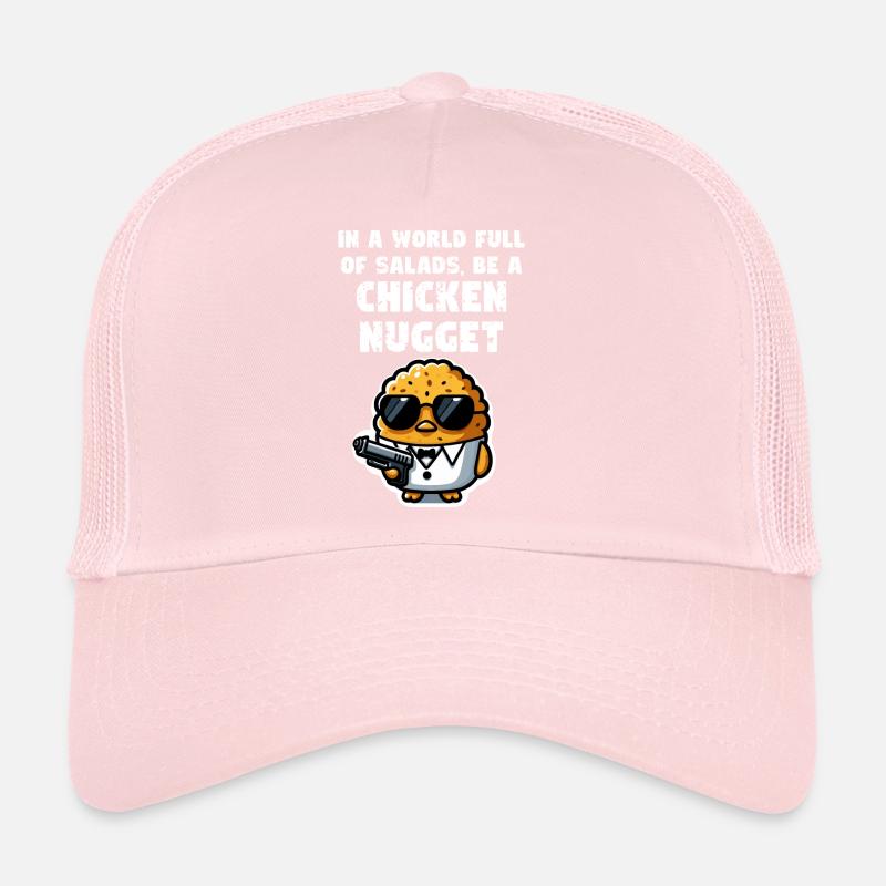 Chicken Nuggets Funny Chicken Nugget Meme Nugget Trucker Cap