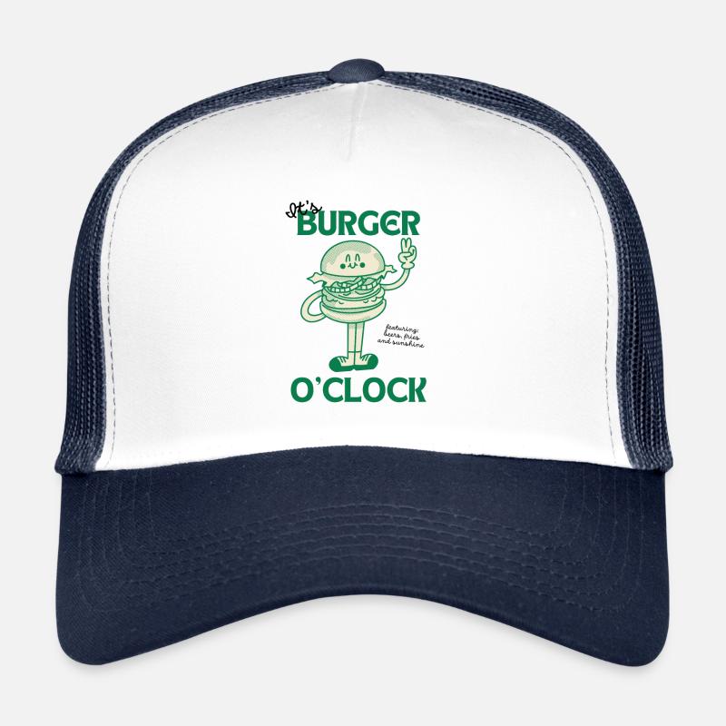 C’est l’heure du burger Casquette trucker 