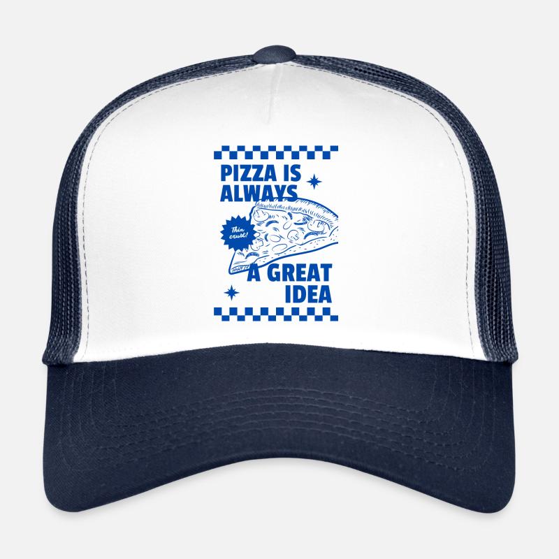 La pizza est toujours une bonne idée Casquette trucker 