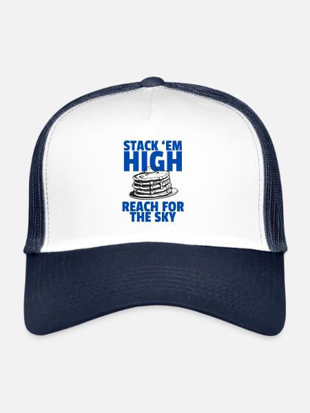 Pancake's - Stack 'em High - Trucker Cap - white/navy - Front