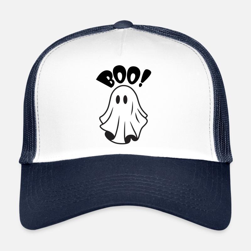 Adorable Ghost Halloween | BOO for Horror Night Trucker Cap