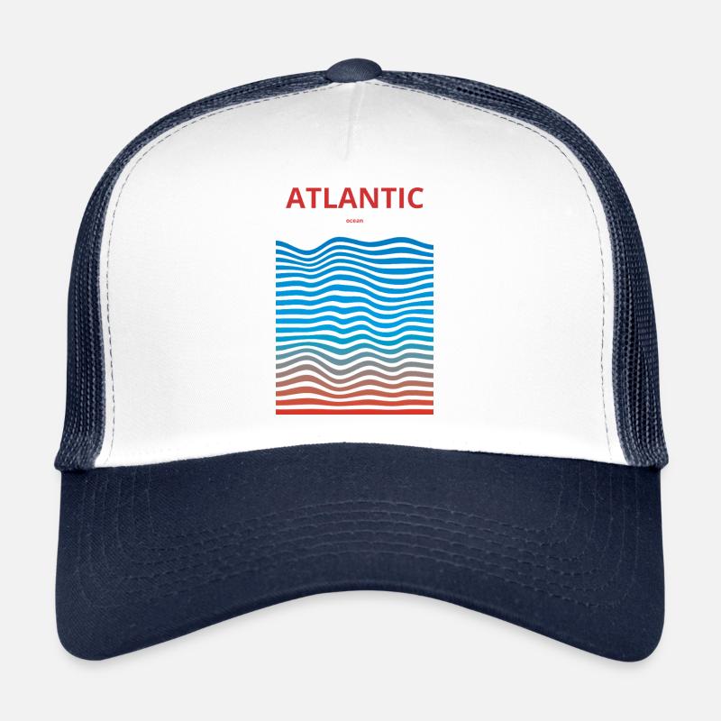 Océans dévastés : Atlantique Casquette trucker 