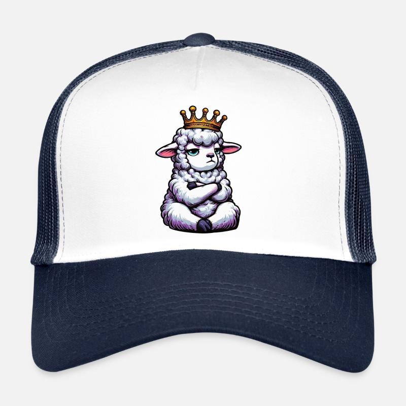 Sheep Sheep Shepherd Sheep Keeper Ram Trucker Cap