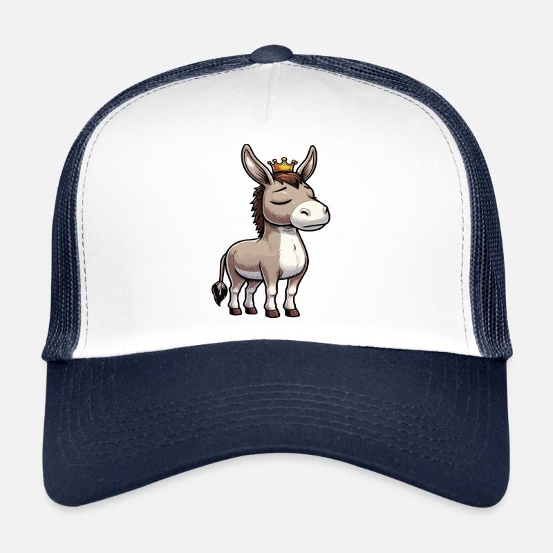 Âne Âne Porte-âne Muli Âne aux longues oreilles Muli Casquette trucker 